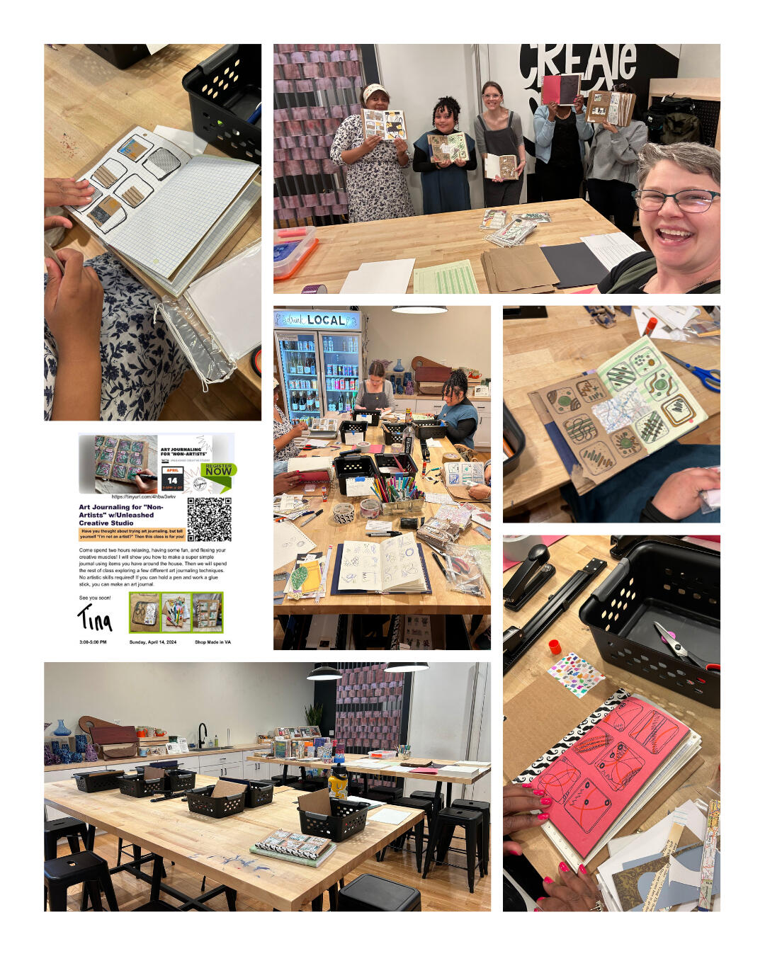 Art Journaling for the Non-Artist in Old Town Alexandria, VA April 2024